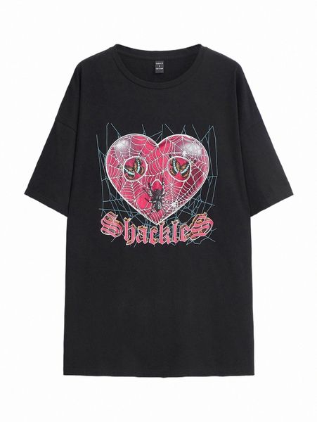 

women's t-shirt x an studio butterfly & letter graphic tee i6wx#, White