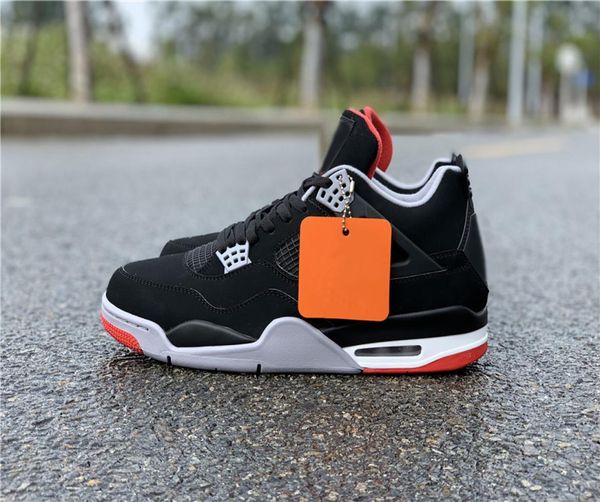 

release authentic 4 bred 4s iv men black cement grey summit white fire red