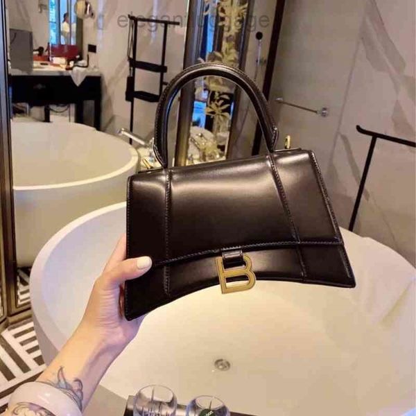 

trendy leer fashion balencaigass designer handbags bags 2022 female b hourglass real leather crocodile paern high version single 861n