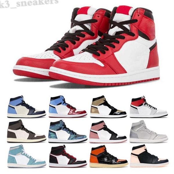 

high og bred toe chicago banned game royal mens shoes for 1s 1 3 shattered backboard shadow sneakers 36-47 ms08203e, Black;brown