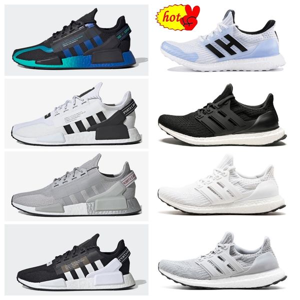 

2023 boots casual shoes nmds r1 v2 mens casual shoes white speckled dazzle camo core black gradient neon aqua tones mexico city munich olive