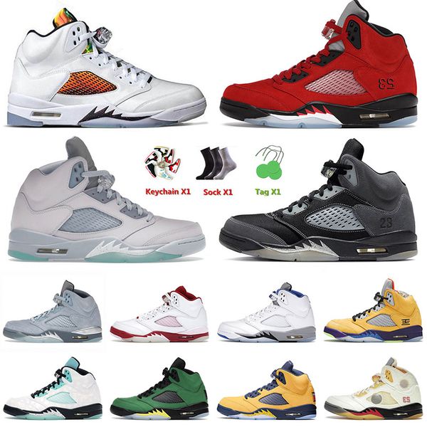 

2022 arrival mens basketball shoes 5 5s v raging bull stealth what the expression pinksicle racer blue men women trainers sneakers size 13