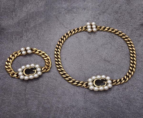 

luxury designer jewelry women necklace pearl pendant necklaces with color d, Silver