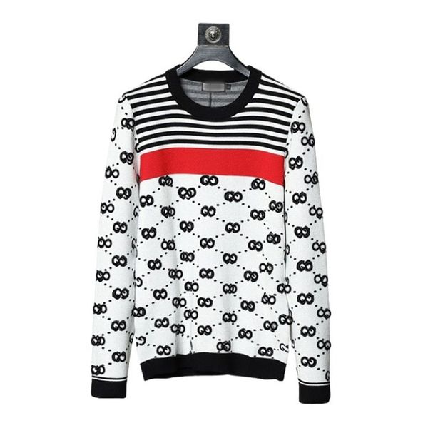 

mens womens designers sweaters letters pullover men hoodie long sleeve active sweatshirt embroidery knitwear winter clothesasian code -3xl, White;black