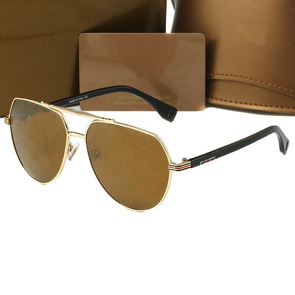 

2022 new red brand designer vintage oval pilot sunglasses woman retro clear lens eyewear square letter printing sun glasses for female male, White;black