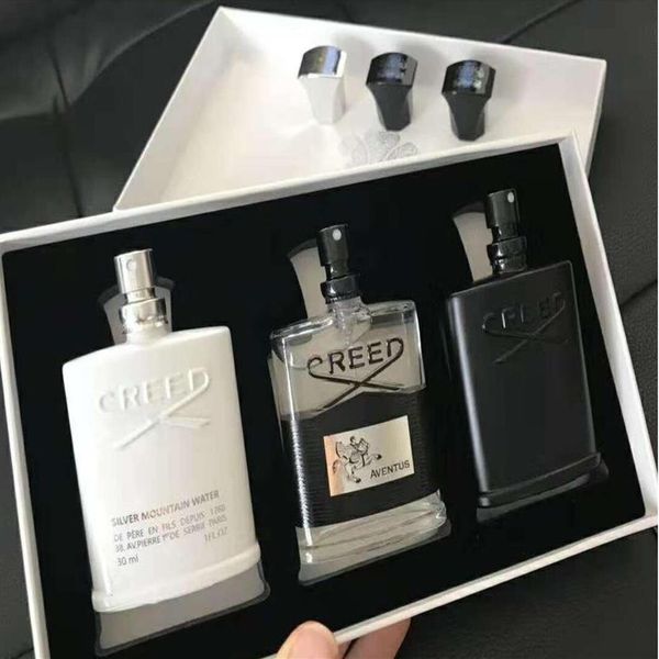 

creed perfume 3pcs set deodorant incense scent fragrant cologne for men silver mountain water creed aventus green irish tweed 30ml244l