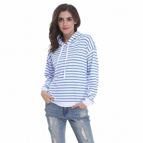 

women's hoodies & sweatshirts women's hoodies & sweatshirts srping autumn casual women patchwork striped pullover warm long sleeve, Black