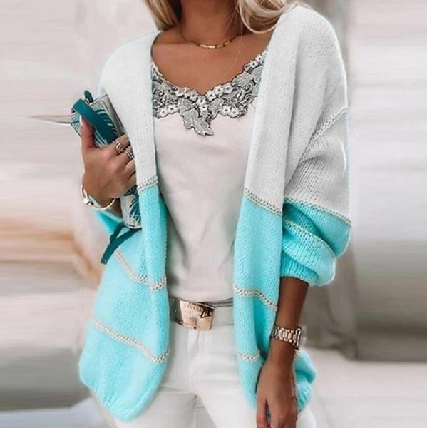 

women's sweaters v neck knitted female vintage houndstooth knit sweaters long sleeve fashion autumn oversized jumper, White;black