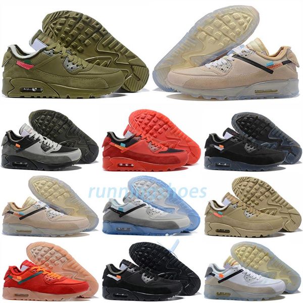 

90 90s off running shoes sneaker desert ore red black brown airo 2021 fashion designer classic men women man woman athletic tenis train298p