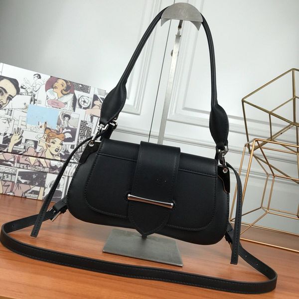 

ladies elegant and versatile shoulder bag designer crossbody bags seven colors to choose, Black;red