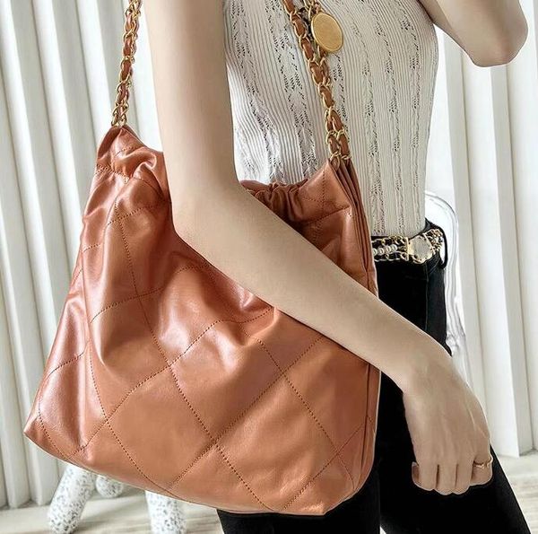 

designer bag 22bag bucket bag as3260 handbag shoulder messenger underarm classic fashion tote women's genuine leather shopping large tr