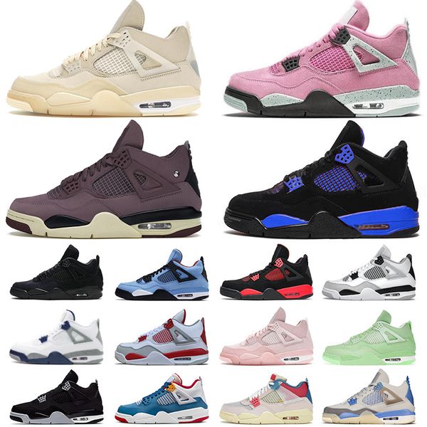 

jumpman 4 4s iv basketball shoes designer for mens womens j4 violet ore retro cactus jack sb bred black cat cavs sail pink sneakers trainers