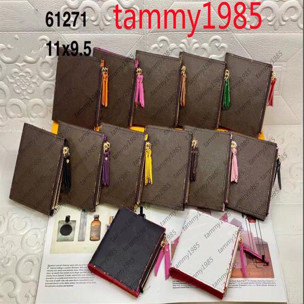 

short wallets designers leather long wallet coin purses old flower men & women fashion luxurys handbags famous brand 276r, Red;black