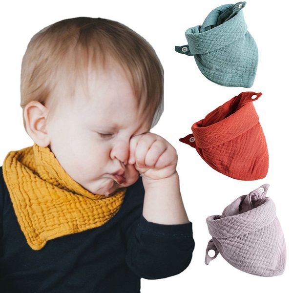 

bibs burp cloths baby pocket cotton gauze saliva towel baby handkerchief bib children 220906