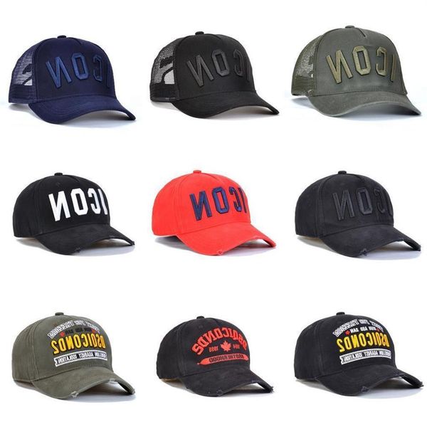 

2022 icon mens designer hats casquette d2 caps luxury embroidery adjustable hat behind letter296e, Blue;gray