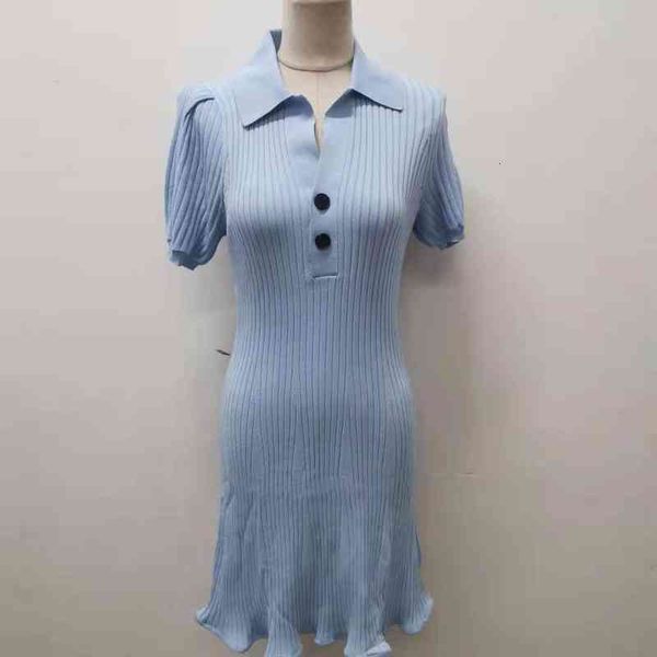 

casual dresses french single sp summer style bubble sleeve waist narrow elastic dress short skirt, Black;gray