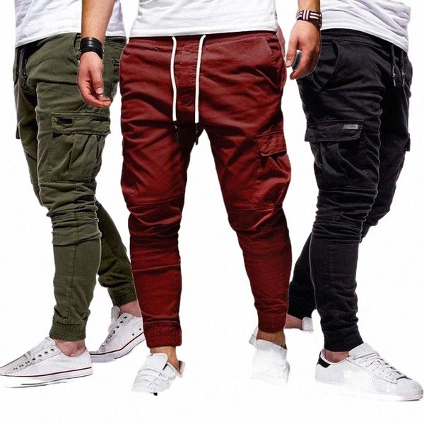 

men's pants men's pants fashion sports jogging harem casual fitness trousers sweatpants p5i0#, Black