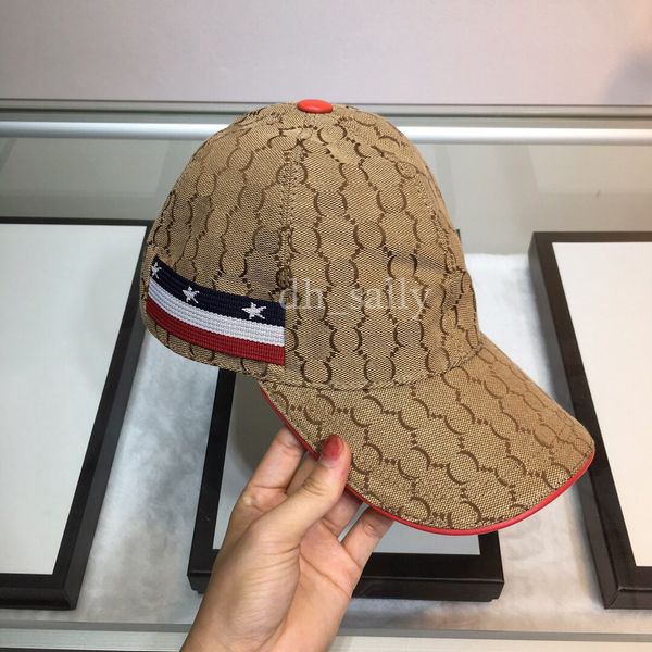 

designer stripe snapbacks hat casual style peaked cap men women letter jacquard hats high grade caps, Black;white