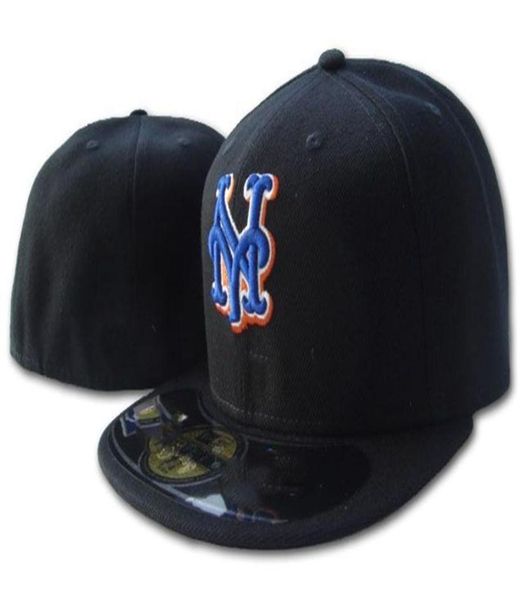 

mets fitted hats baseball caps flat peak hip hop houston cap men wome, Blue;gray