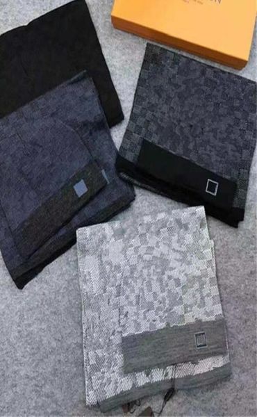 

202s hat scarf set for men and women winter wool scarf design, Blue;gray