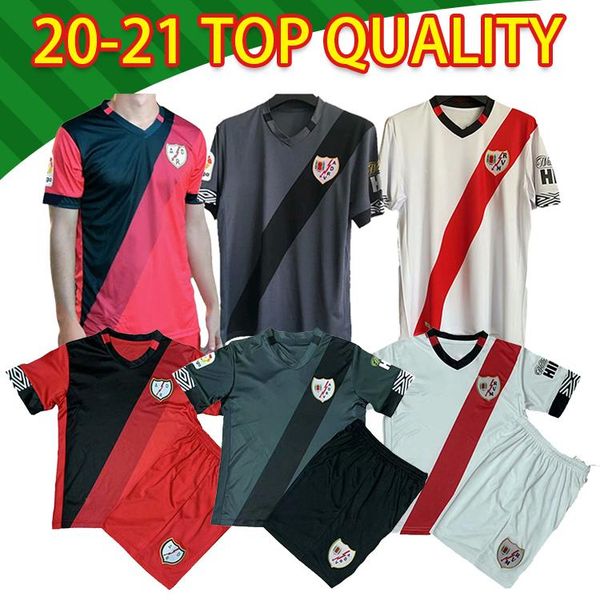 

2021 rayo vallecano soccer jersey antonin andres home away isi alvaro catena custom sad jordi amat alex moreno 20 21 footbal shirt sui, Black