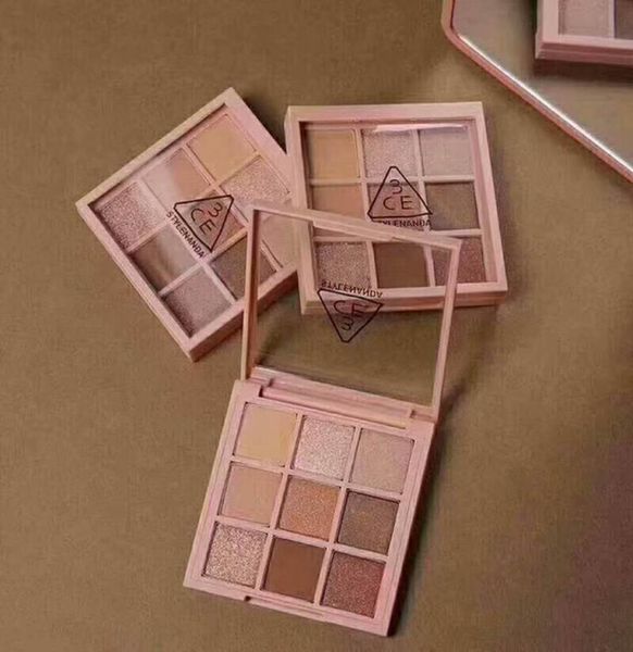 

new in stock 3ce eyeshadow overtake 9colors eye shadow palette earth pumpki