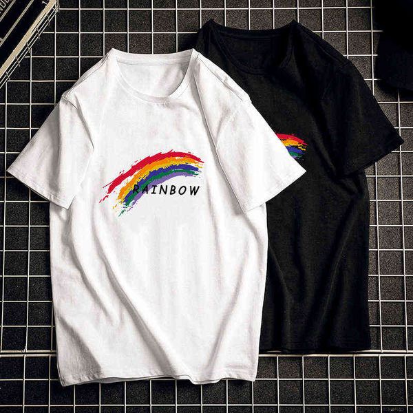 

t-shirt men's short sleeve 2022 summer new korean youth 100 cotton tide brand casual sports bottomed shirt, White;black