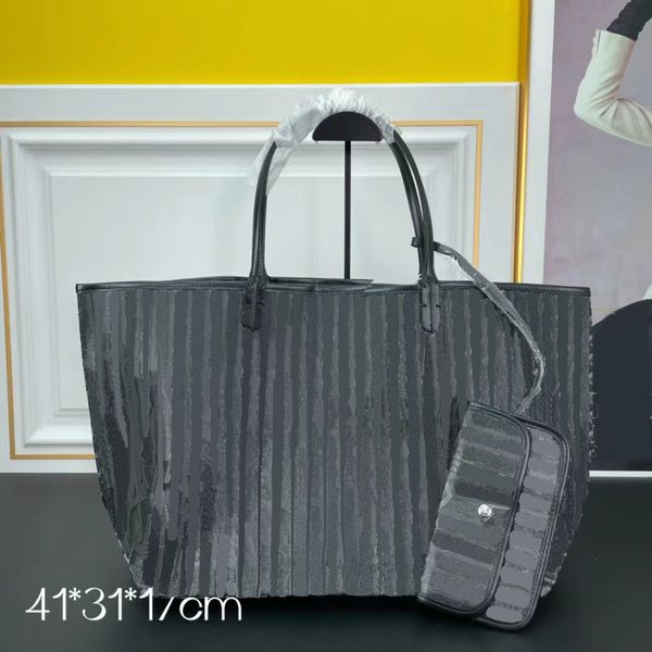 

ladies fashion casual design luxury large tote bag two-piece set/set wallet composite bag