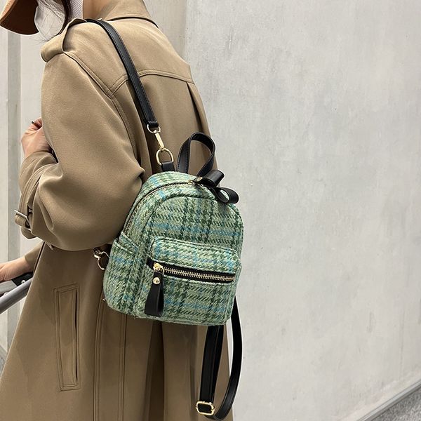 

women backpack style leather fashion casual bags small girl schoolbag business lapbackpack charging bagpack rucksack sport&outdoor packs 004