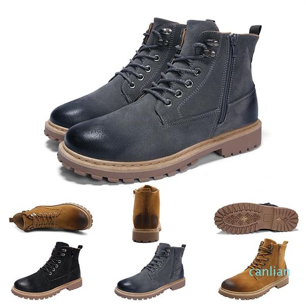 

martin boots women leather winter shoes motorcycle mens ankle knight boot doc martins fur couple oxfords shoes 39-44213u, Black