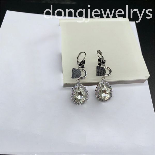 

nail with drill drop earrings fashion luxury earings designer hoop earring woman tears of the goddess classic unique elegant jewlery dongjew, Golden;silver