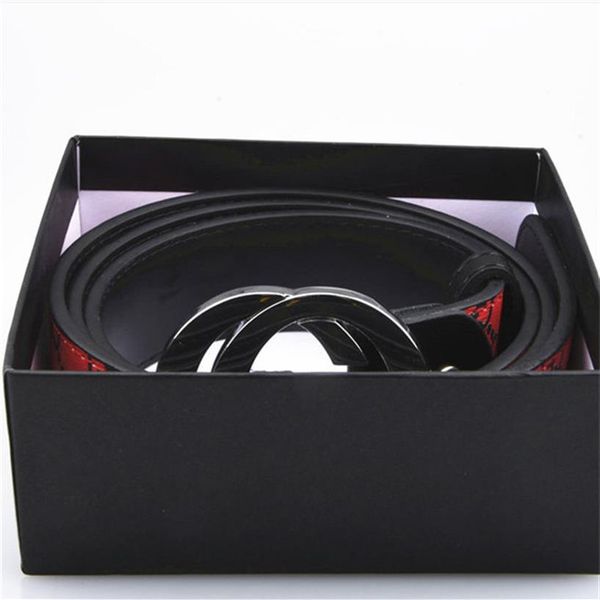

2021 fashion big leather belt with box designer for men and women men's buckle degrees rotation285h, Black;brown