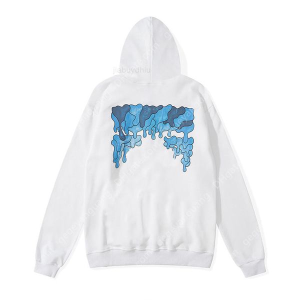 

fashionclassic loose offs mens sweatshirts fashion brand hoodie designers luxury pullover back oil paint arrow, Black