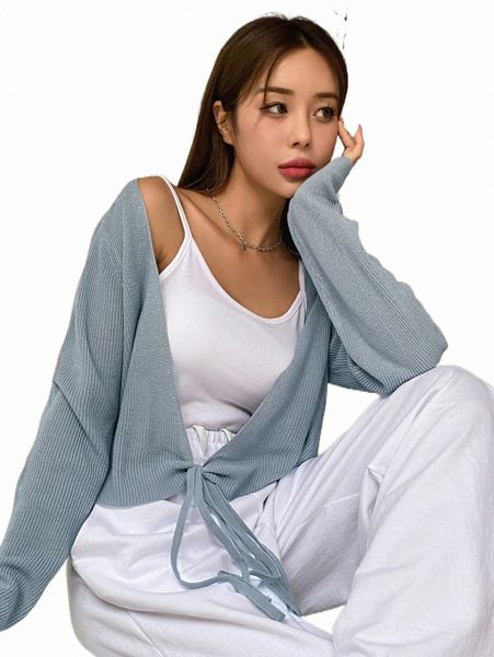 

women's sweaters dazy solid knot front sweater g9qx#, White;black