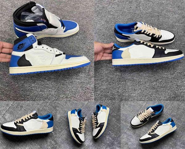 

travis scotts fragment authentic 1 low og sp basketball shoes men military