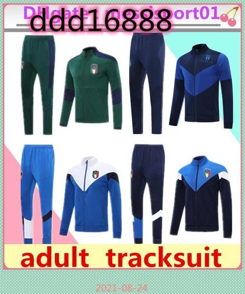 

2021 italy jacket belot ti tracksuit 20 21 chiellini chandal 2022 insigne soccer jersey training suits sports wear, Black