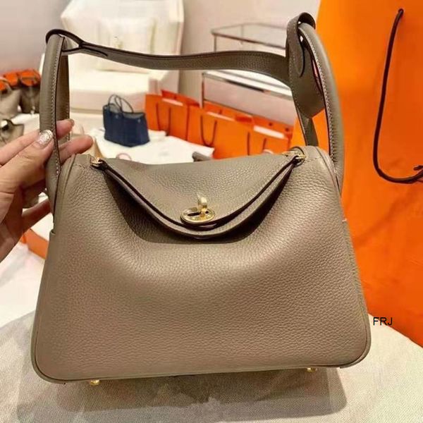 

designer lindi bags herme handbags mother cowhide doctor bag leather womens 2022 new versatile one shoulder portable pill