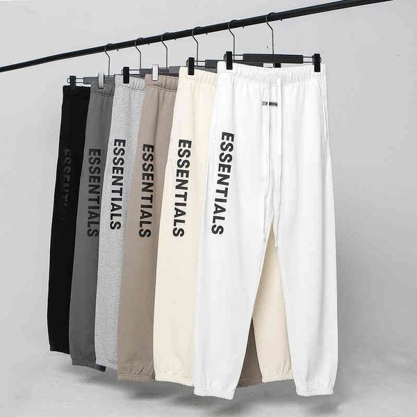 

hip hop designer casual pants thread multi brand leisure sports leggings men's women's sanitary, Black
