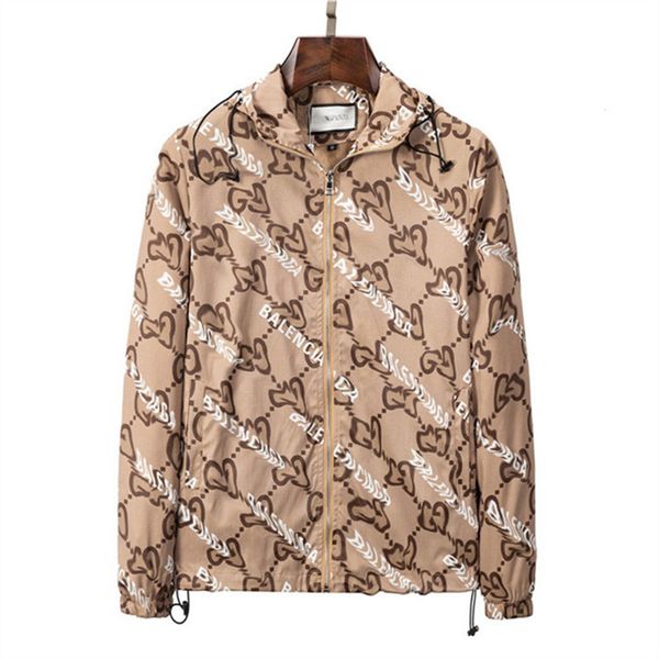 

2022 wholesale embroidery of arm tiger jacket designer autumn men coat casual outdoor sportswear basketball fashion luxurious mens jackets#a, Black;brown