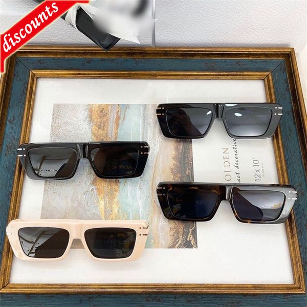 

designer sunglasses 2022 new d family personalized small frame box sunglass same signature s2, White;black