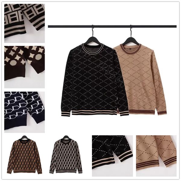 

sweater fend i fendyity 2023 mens sweaters womens designers classic full letter hoodie long sleeve leisure multicolor winter clothes y, White;black