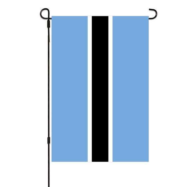 

botswana flag botswanan garden flags 30x45cm vertical double sided patriotic small garden banner for yard outdoor decor