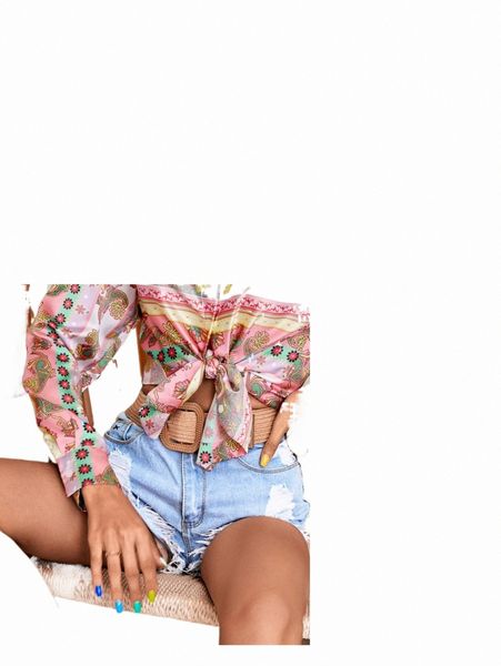 

women's blouses & shirts paisley print button front shirt u0kn#, White