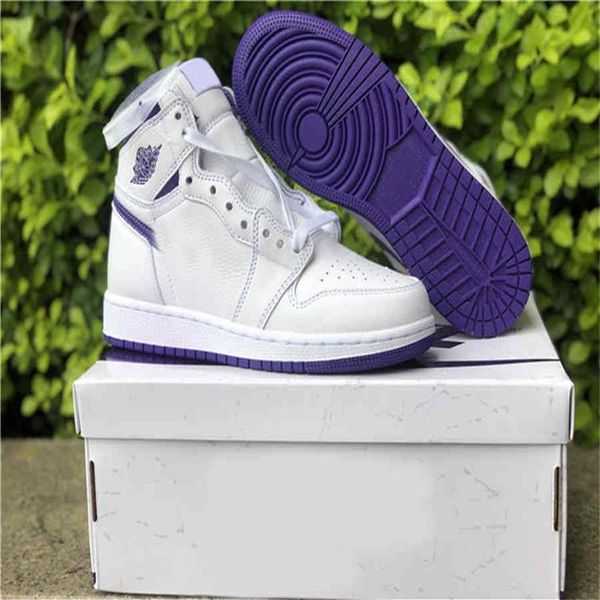

shoes authentic 1 og wmns court purple men women satin black toe blue chill seafoam tie-dye unc to chicago silver210t