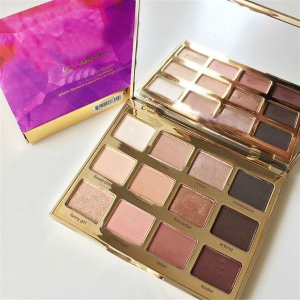 

12 colors eye shadow palette t in bloom palette good pigmentation matte shimmer 3029