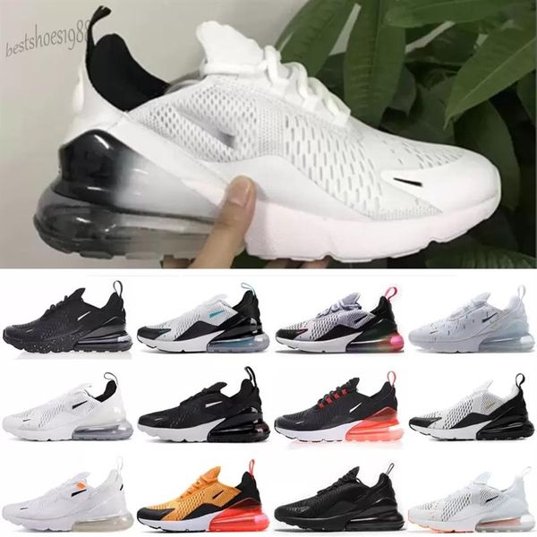 

2022 new 270 mens womens tennis running shoes 270s navy blue triple black white barely rose pink red dusty cactus dark stucco run sport267p