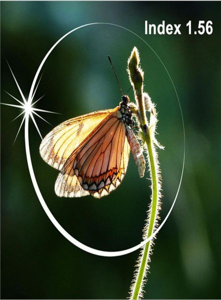 

2 pcs radiation protection index 156 clear lens optical hmc emi asphere ant