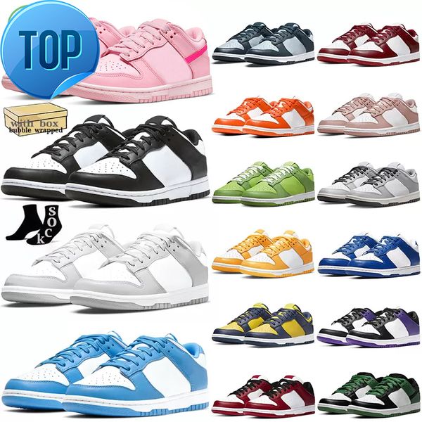 

boots casual shoes with box panda pink sb dunks casual shoes men women white black unc grey fog team green syracuse sail mens trainers dunke