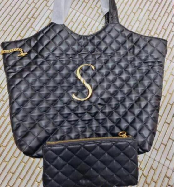 

women's luxury composite shopping bags fashion seven-grid frosted leather ling plaid cow leather flap handbag long shoulder bag crossbo