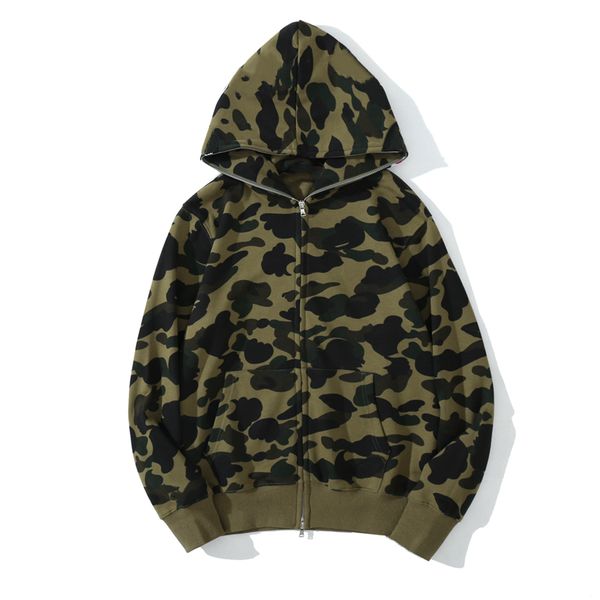 

mens hoodies crafted shark pullover tie dye hoodie designer jacket tiger full zip color harajuku sweatshirt luminous fashion co-branding, Black